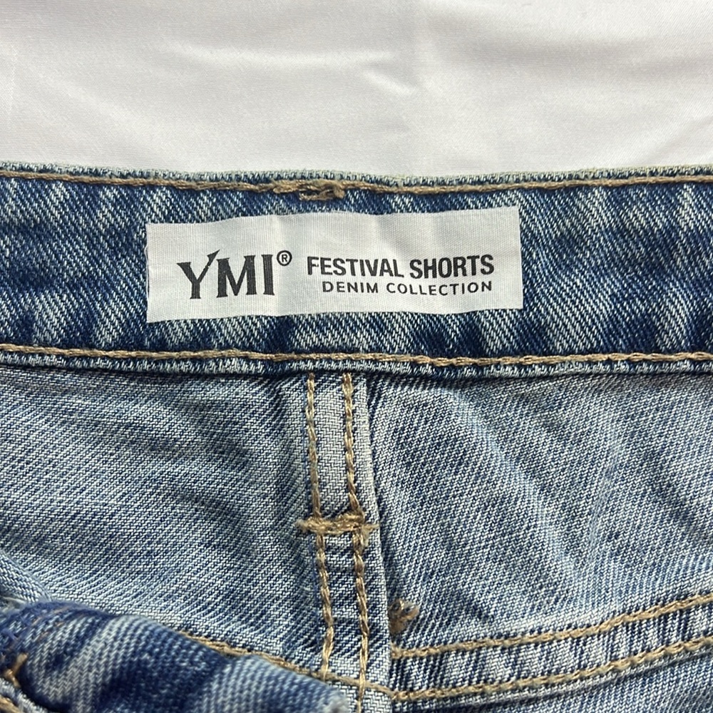 YMI festival Shorty Jean shorts size 5/27 - Picture 2 of 8